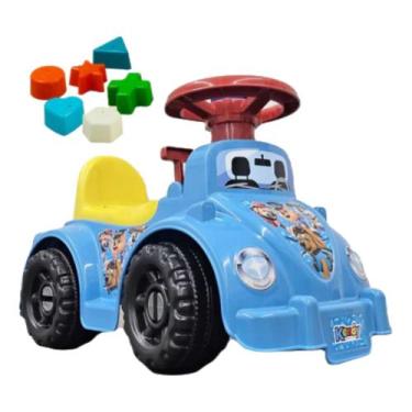 Imagem de Ketokinha Carrinho Andador Patrulha Canina Infantil Motoca Fusca 16kg 