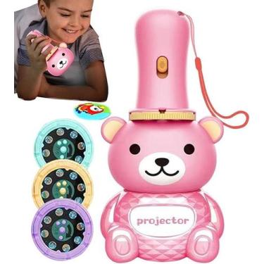 Imagem de Brinquedo Ursinho Lanterna De Projeção Infantil 24 Desenhos  - Bruartt