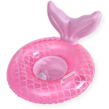 Imagem de Boia Rabo De Sereia Com Fralda Infantil Piscina Mar