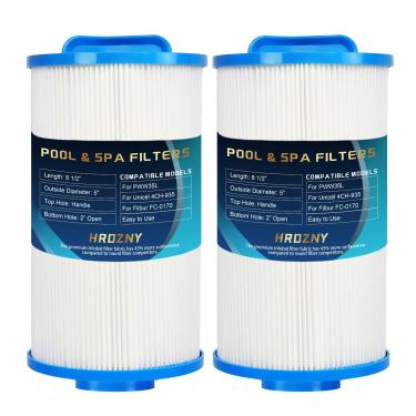 Imagem de Substituição de filtro de banheira de hidromassagem PWW35L para filtro de spa 4CH-935, 817-4035, SD-01235, FC-0170, 35 pés quadrados, pacote com 2