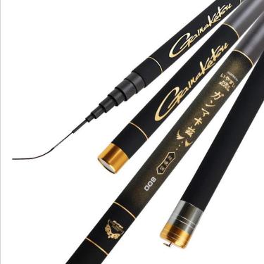 Imagem de Vara de pesca de carbono, seção longa de 8-15 metros, super dura, ultraleve, equipamento de pesca de longa distância, peixe grande, 15m