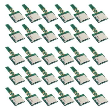 Imagem de CY Kit de cartão de memória micro SD TF 30 pçs/lote macho para extensor adaptador de extensão SD fêmea padrão leitor PCBA para telefone de carro (SD*30 peças)