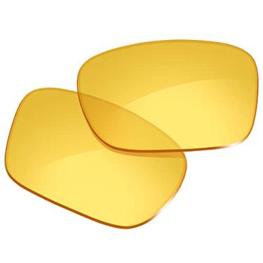 Imagem de Glintbay Lentes de óculos de sol de substituição 100% precisas para Oakley Drop Point OO9367 - Amarelo cristal não polarizado