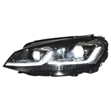 Imagem de Estilo de carro compatível com VW Golf 7.5 LED Farol 2013-2020 Compatível com Golf 7 Faróis DRL Hid Head Lamp Sinal dinâmico Bi Xenon Acessórios(TSI Silver All LED,For Golf 7.5)