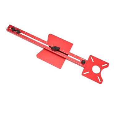 Imagem de Suporte de Ranhura para Roteador 4 Em 1, Gabarito de Hardware e Guia de Roteador Ajustável, Guia de Corte Circular