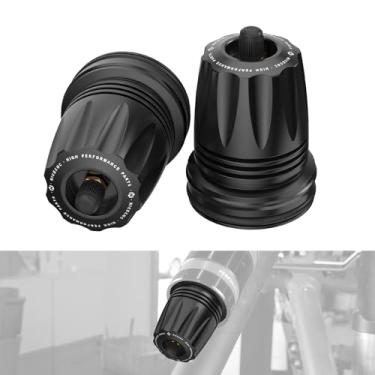 Imagem de NICECNC Tampas de expansão de reservatório de suspensão nitroso de alta capacidade preta de 57 mm compatíveis com amortecedores FOX ou amortecedores UTV com um corpo de reservatório de 6 cm