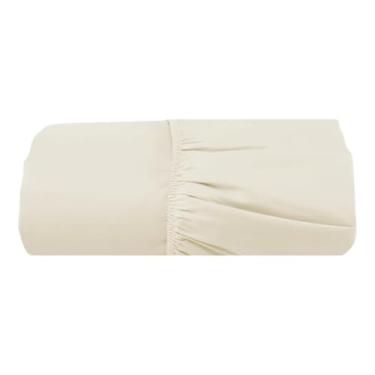 Imagem de Lençol Avulso/Kit com Elástico Algodão Egípcio 300 Fios Toque Gelado - Solteiro/Casal/Queen/King - Hipoalergênico Não faz bolinhas (Palha, Casal Avulso c/elastico)