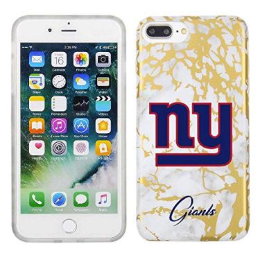 Imagem de Prime Brands Group Capa de celular para Apple iPhone 8 Plus/7 Plus/6S Plus - Branco/Ouro - Licenciado pela NFL New York Giants