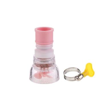 Imagem de Torneira de filtro de água para pia de banheiro - filtro de água para pia extensor de torneira de banheiro filtro de água para pia de cozinha - filtro de cabeça de chuveiro ajustável de 360° alça de