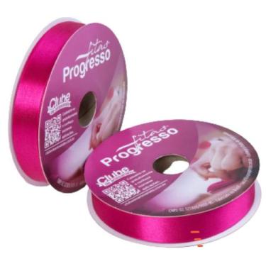 Imagem de Fita de Cetim Progresso 22mm 50 Mts Rosa cítrico 279