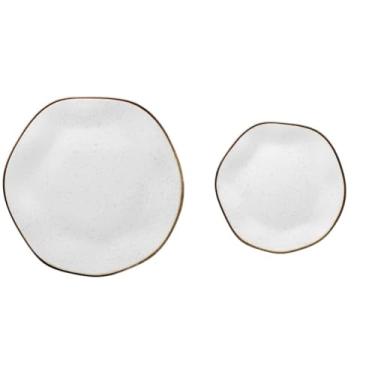 Imagem de Kit Oxford Ryo Pratos Rasos + Sobremesa Maresia 6un