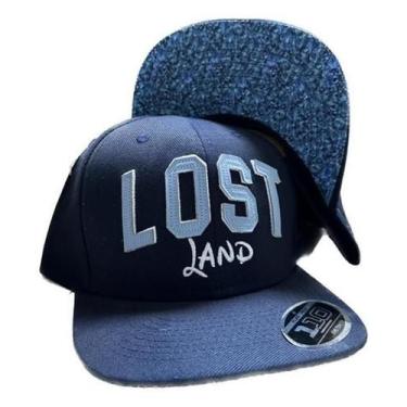 Imagem de Boné Lost Land Snapbak Aba Reta Fitão  Imperdível - Alfashop