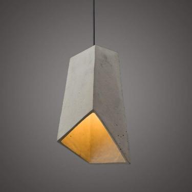 Imagem de Lâmpada pendente industrial moderna Luz pendente de concreto com altura ajustável Luz pendente vintage Lâmpada suspensa Luz suspensa ICiluminação de teto para sala de jantar Restaurante Bar