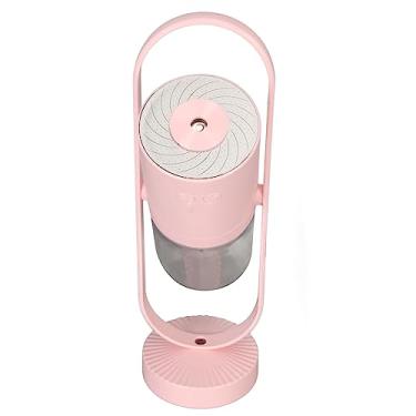 Imagem de Umidificador Portátil Ultra Silencioso Com Luz LED Colorida, Névoa de Neblina a Frio 200 Ml Ideal para Casa, Viagens e Quartos (Rosa)