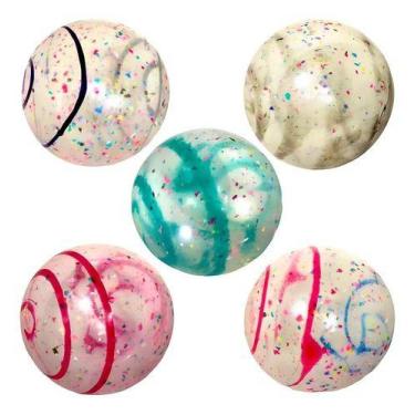 Imagem de 50 Bolas De Praia Confete Marmorizada 37cm Bola De Vinil Atacado - Cen
