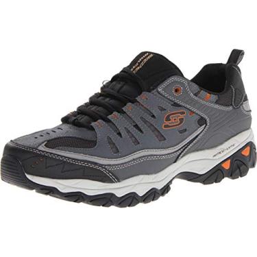 Imagem de Skechers Tênis masculino Afterburn M. Fit Fashion, Carvão/Cinza, 43