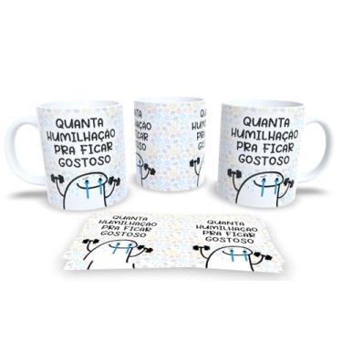Imagem de Caneca personalizada de porcelana com Coleção Frases Engraçadas, Divertidas, Meme, Humor, Deboche Pack15 (Quanta Humilhação 1)