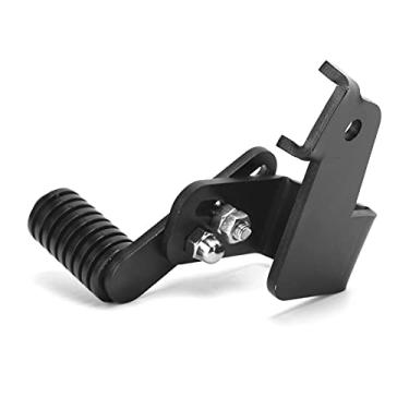 Imagem de Pedal de Alavanca de Alavanca de Mudança de Moto de Alumínio Preto Ajustável para 502C, Elegante e Durável, Com Fácil Instalação e Substituição Direta para Melhor Desempenho de