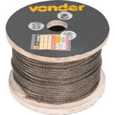 Imagem de Cabo Aço Af Polido 6,35-1/4 6X19S 100 Metros