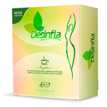 Imagem de Cha desinfla mandiervas 60 saches 90 gramas