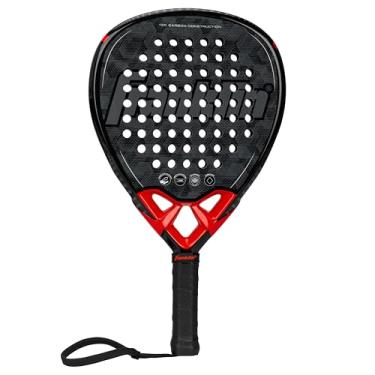Imagem de Franklin Sports Raquete de Padel GLIDE - Fibra de Vidro com Núcleo de Espuma Preta - 365g - Desempenho Premium