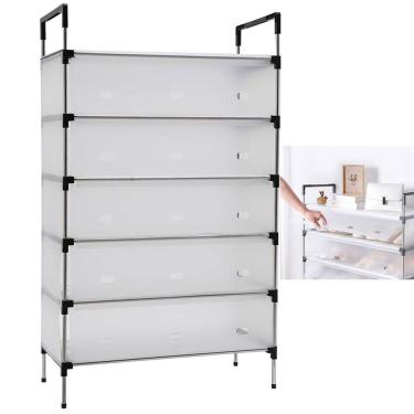 Imagem de Sapateira Rack 6 Andares Organizaçao Sandalia Tenis Sapato Objetos Prateleiras Hall de Entrada