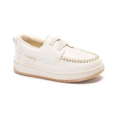 Imagem de Mocassim Infantil Sapato Masculino - Pequito, 29, Bege