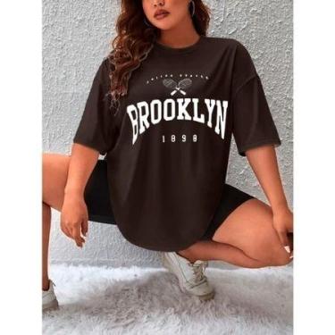 Imagem de Camiseta 1898 Rosa Choque Manga 3/4 Gola redonda Garota Longo Life Sty