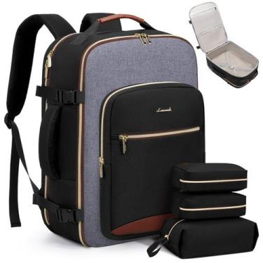 Imagem de Mochila de viagem LOVEVOOK 40L para mulheres e homens com cubos de emb