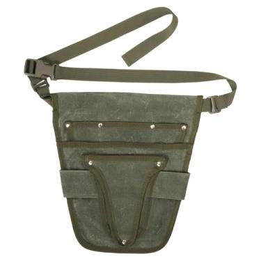 Imagem de Fenteer Ferramenta de cintura ferramentas de jardinagem Belt Belt Diy Utility Belt Aventn Garden cinto da cintura para jardineiros carpinteiros artesãos, Verde
