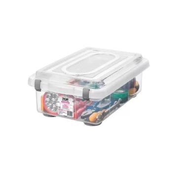 Imagem de Caixa organizadora plástica sanremo 8,6l transparente