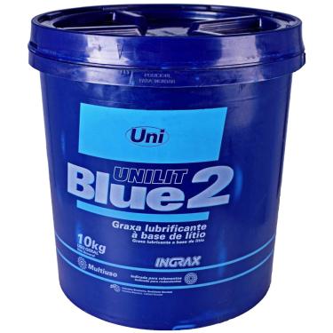 Imagem de Graxa Azul Para Rolamentos Unilit Blue 2 Ingrax 10Kg