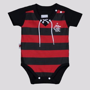 Imagem de Body Flamengo Vintage Preto-Unissex