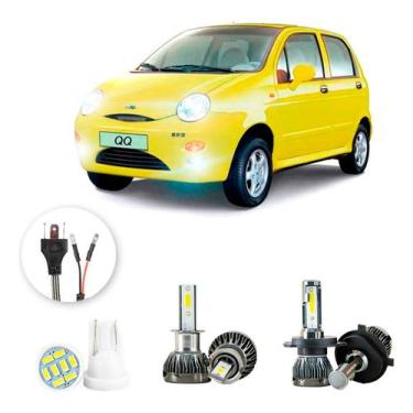 Imagem de Ultra Led Nano 22000lm Chery Qq 2011-2014 Alto Baixo Milha - LUXLED y3
