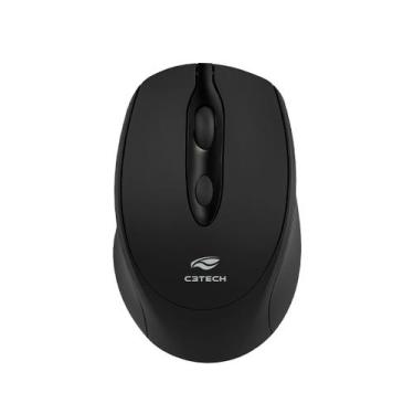 Imagem de Mouse Sem Fio C3Tech M-BT30BK Recarregável Dual Mode Bluetooth e 2.4GH