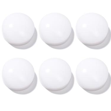 Imagem de KADS 6 peças de cabeças de carimbo de unhas de silicone branco com ponta francesa, cabeça de estampagem de unhas, substituição de carimbos de unhas, ferramentas de manicure