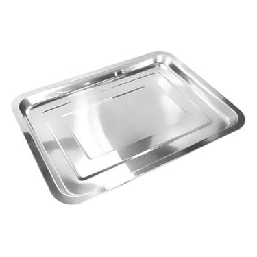 Imagem de Bandeja Aço Inox Retangular 45x35cm