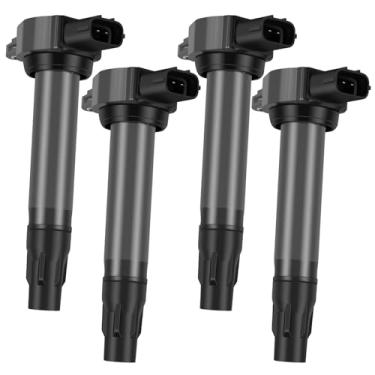 Imagem de GP POWER Conjunto de 4 bobinas de ignição compatíveis com Mitsubishi Lancer Outlander RVR Outlander Sport 2.4 2.0 L4 4B10 4B11 4B12 3.0L V6 6B31 Substituição para 1832A016 UF589