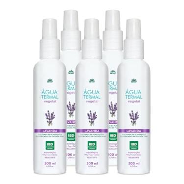 Imagem de Kit 5 Água Termal Lavanda, 200ml, Hidratante e Relaxante para Pele, Face e Cabelos