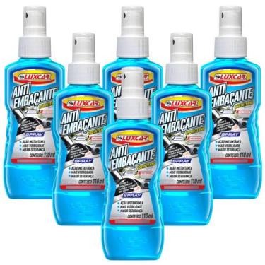Imagem de Kit 6 Anti Embaçante Uso Interno 110 Ml Atacado Barato - Luxcar