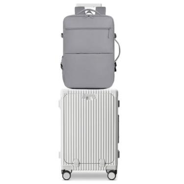 Imagem de Conjunto de 2 peças Luggage Feilario com estrutura de alumínio de 20 p