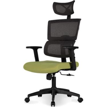 Imagem de Cadeira Escritório NR-17 Presidente ANM701 Anima Genebra Encosto Preto