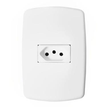 Imagem de Tomada Universal 2P+T 20A com Placa - DC-8100/26 - DICOMPEL - Montreal