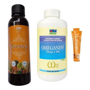 Imagem de Floranew Garrafa 630g + 01 Ômega 360 cáps + 05 Sachê Floranew