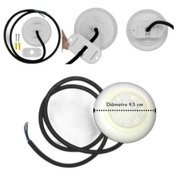 Imagem de Kit 2 Luminárias Led 12V Piscina Rgb 9W Controladora Módulo - CBC