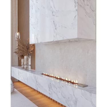 Imagem de Lareira Interna De Embutir A Gás Império 150cm com chave