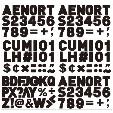 Imagem de WinnerWhy 124 Pcs Classic Magnetic Letters Numbers for Classroom 2.5 Inch Magnetic Alphabet Letters Whiteboard Fridge ABC for Boys Girls Educational Preschool Home Learning(Black)