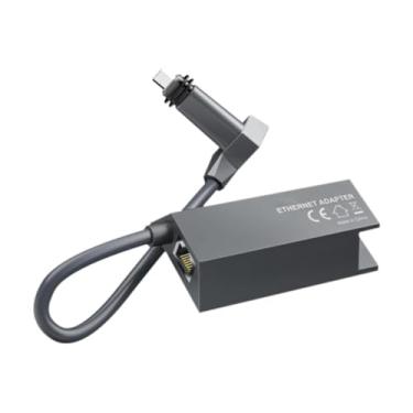 Imagem de ZGUZMCMK Adaptador de Rede Gigabit Ethernet Adaptador de Internet 1M Cabo 10/100/1000Mbps de Fácil Instalação com Conector Adaptador Ethernet