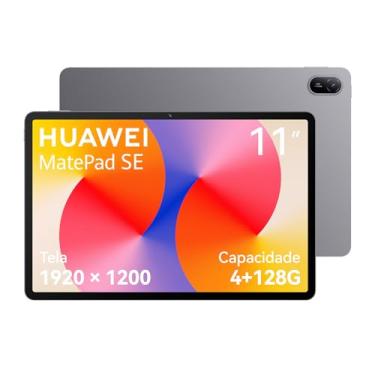 Imagem de Tablet, HUAWEI MatePad SE 11, 4+128GB, Tela HUAWEI FullView de 11" para Conforto Visual，Superbateria de 7700 mAh 22,5W，Câmera Traseira 8 MP，Câmera Frontal 5 MP，Cinza Nebula
