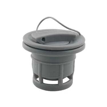 Imagem de WELWIK Junta de válvula inflável de plástico cinza para barco, vedações de trilho de ar, plugue de caiaque para prancha de surfe, adequado para canoas